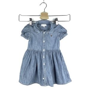 RALPH LAUREN Polo Denim Jean Dress 12 months